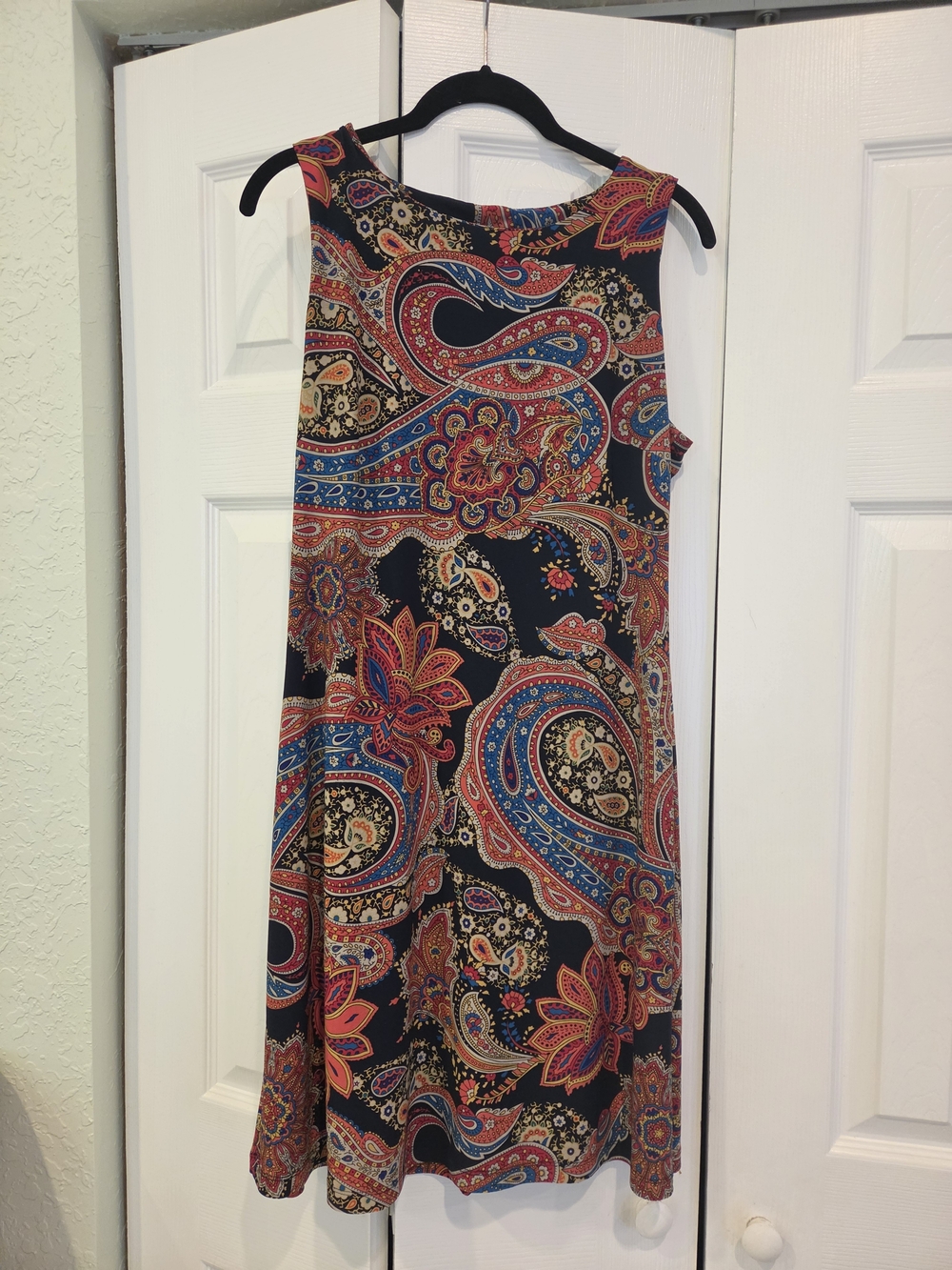 Tommy Hilfiger Multicolor Paisley Print Top with Black Base